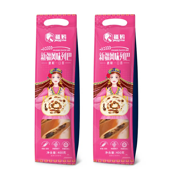 疆妈 俄罗斯风味黄油列巴400g*2条 新疆大面包早餐 户外郊游食品