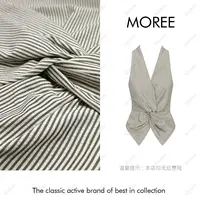 【MOREE】Michel不规则设计感条纹T恤上衣-SY216
