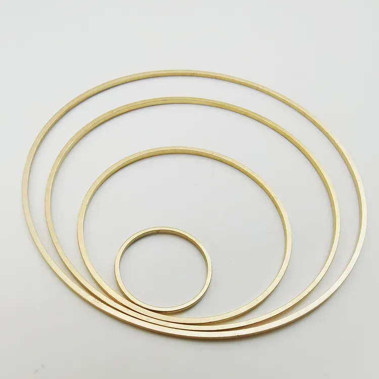 圆形铜圈纯铜毛坯铜手工编织diy配件
