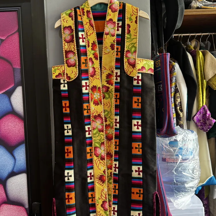 小女孩民族风谢玛藏装马甲时尚单品藏服