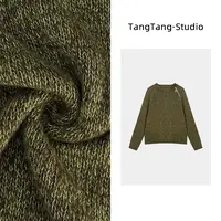 【TangTang·Studio】绿色拉链时尚气质显瘦女装毛衣-2510331