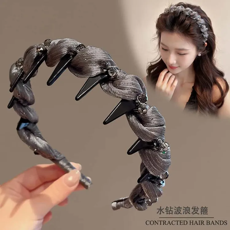 高颅顶发箍女2025新款发带高级感洋气时尚压发卡洗脸专用头箍头饰
