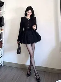 【清仓】富家千金小香蓬蓬裙套装6367-1