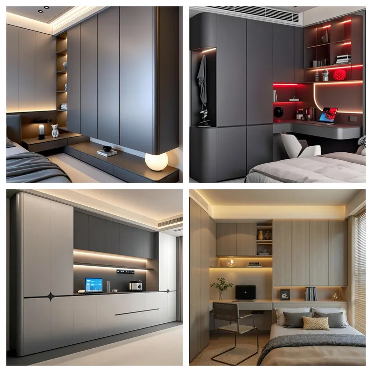 2025家装全屋定制图库橱柜衣柜鞋柜榻榻米效果图实景合计