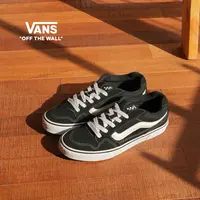 VANS范斯官方Caldrone经典黑时尚胖胖鞋低帮复古运动板鞋Z4ABA2