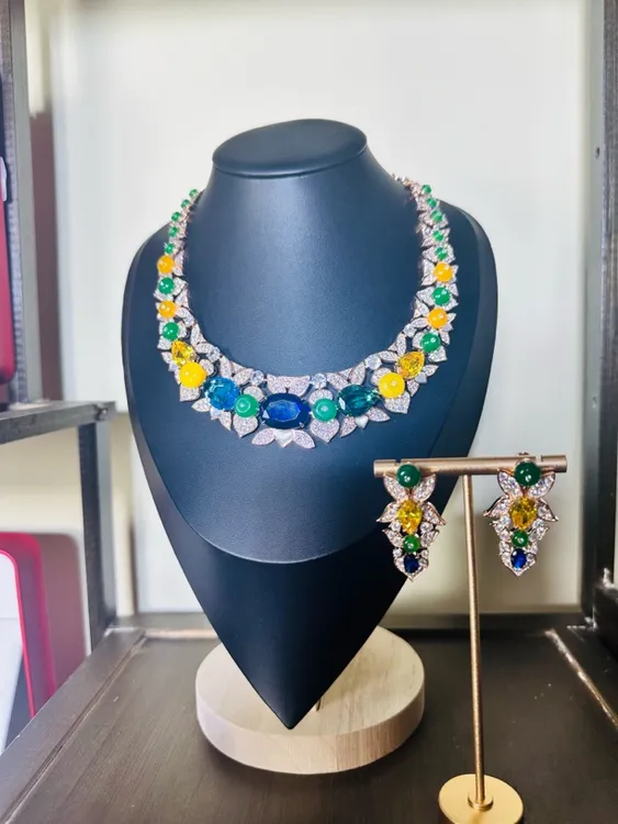 合金吊坠 艺鸿首饰彩宝首饰高定