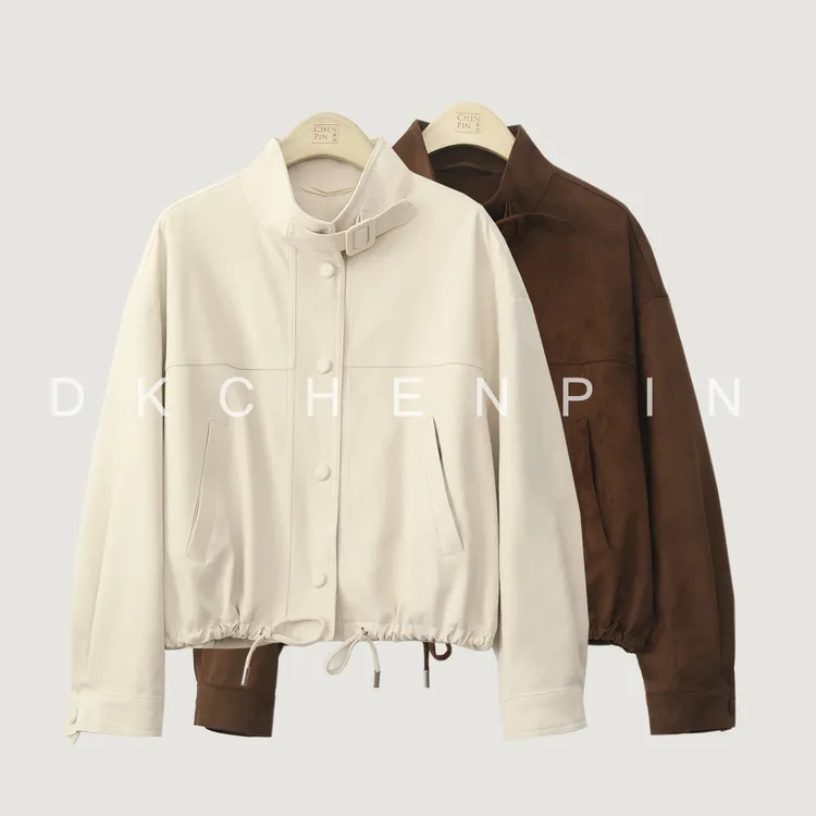 呈品  简约立领宽松夹克短外套 GD-AZSMA2052