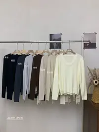 TUTU软糯舒适双层领显瘦针织上衣 2828（福福）