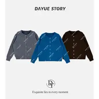DAYUE【园游会】怎么搭都好看~髙克重100羊毛！秋冬百搭圆领针织衫