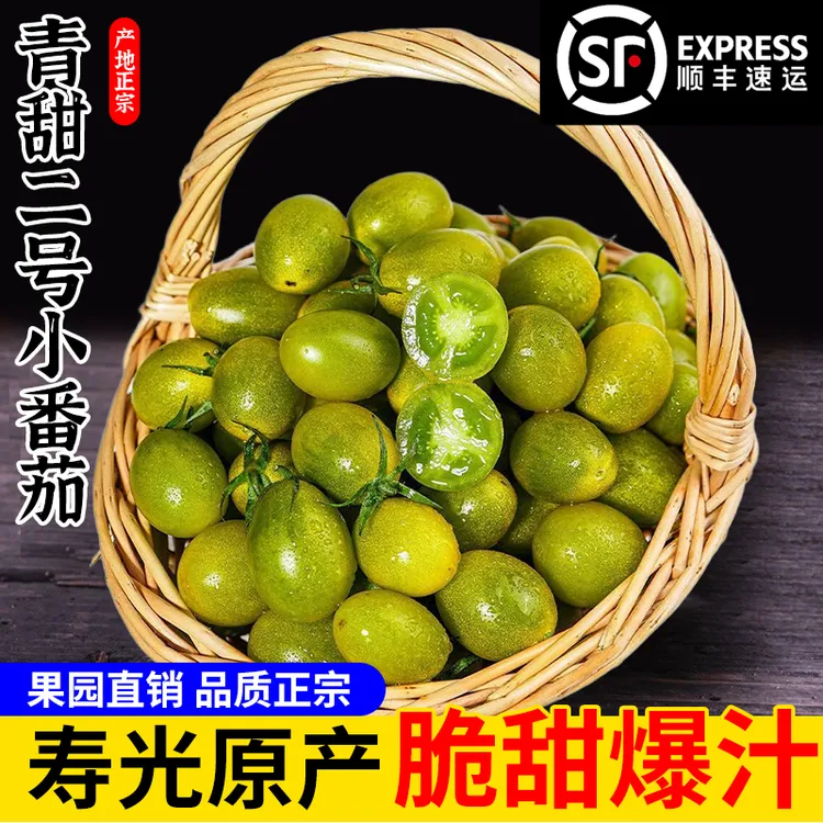【顺丰包邮 】现摘现发正宗青甜2号小番茄产地直发皮薄超多汁圣女果