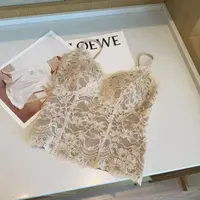 Barbie Siyu【蕾丝控】8608 夏季纯欲风背心通勤蕾丝美背打底无钢圈