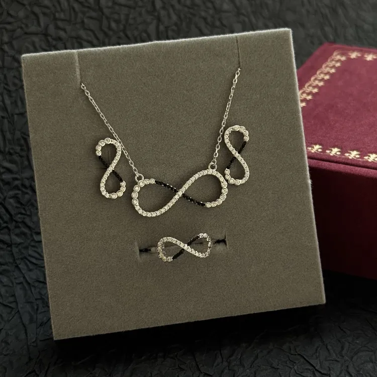 链子925银 链子925银莫桑石 037纯银女士项链三件套拜合提亚尔