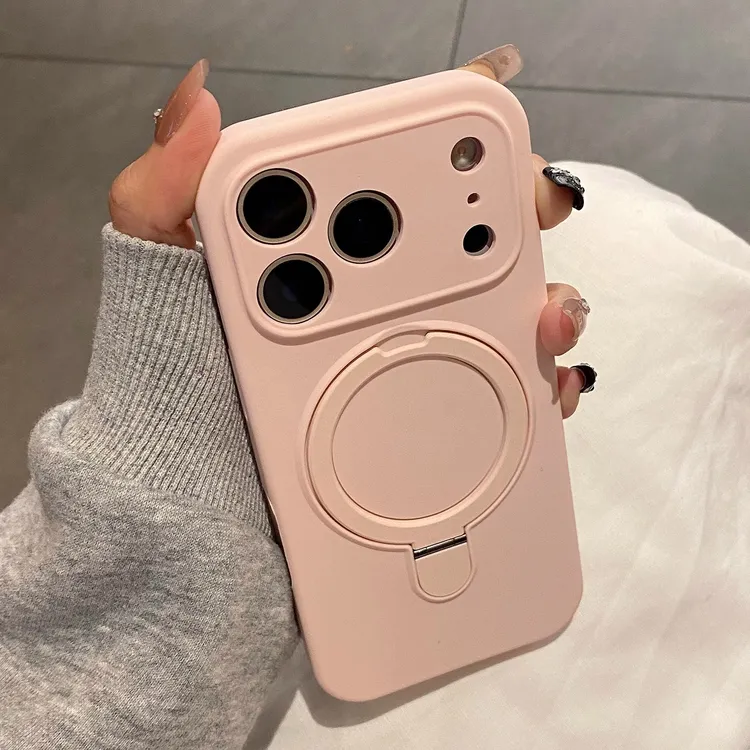 适用苹果17ProMax手机壳超薄简约16散热个性网红硅胶精孔15支点壳