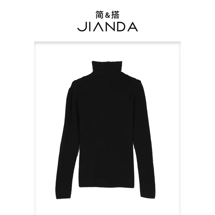 简&搭【千屿Sheila】高领菠萝毛衣253-MY/1120-6979