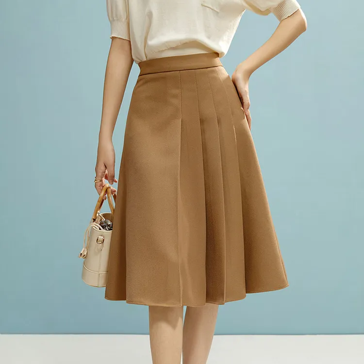 【断码清仓】2025夏半裙捏褶半身裙25063015