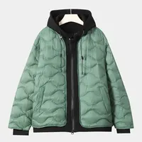 【盗梦空间夹克】77515冬季连帽宽松御寒情侣款夹克棉服
