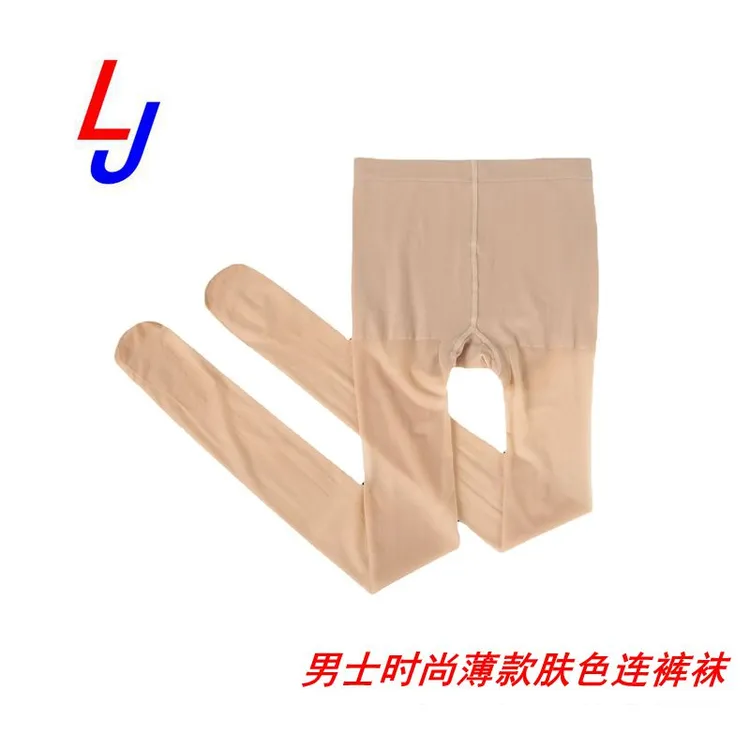 男女通用连裤袜15D隐形肤色丝袜美肤袜夏季薄款连裤袜加长丝袜裤