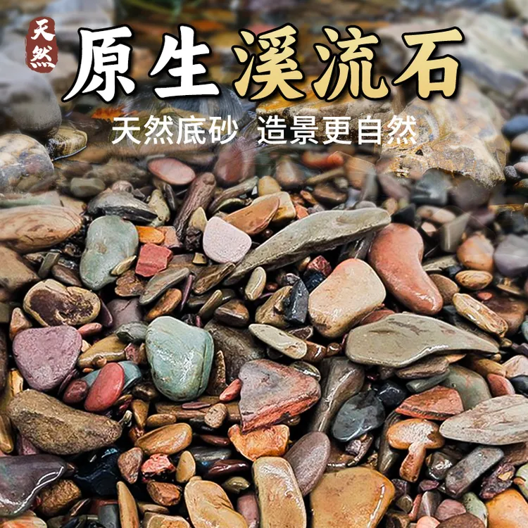 原生缸超细溪流沙造景装饰专用底部砂石子摆件天然雨林沙乌龟鳑鲏