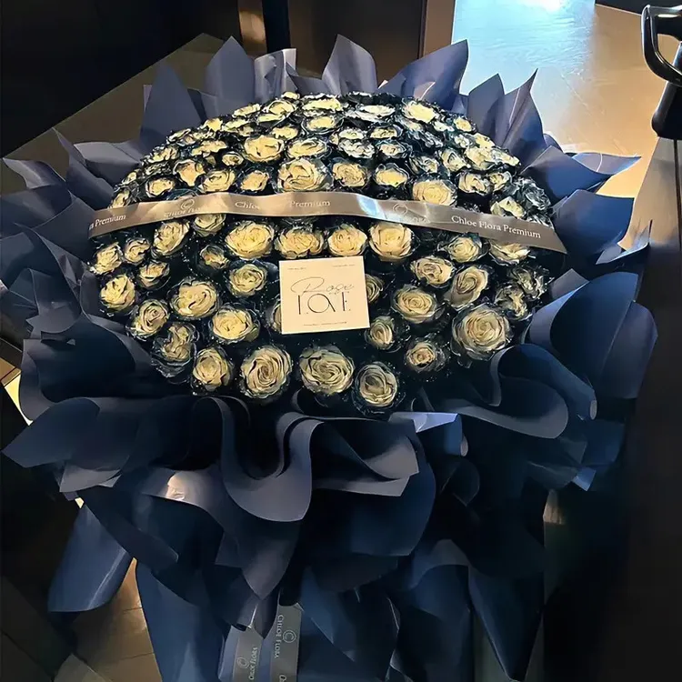 99朵鲜花大花束各种花材都有可预约可定制全国同城配送情人节