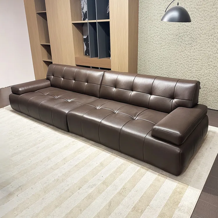 【伊久】原创专利款-罗马沙发 意式极简真皮沙发别墅豪宅大平层沙发