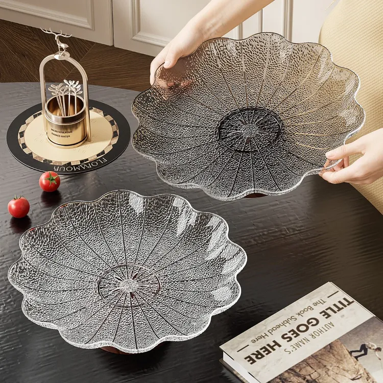 【抢！】家用高脚水果盘高颜值可沥水果盆客厅茶几高颜值糖果零食盘