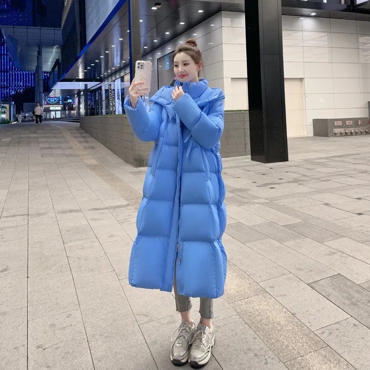 超厚羽绒服女长款过膝今年流行2025冬装新款韩版加厚保暖极寒外套