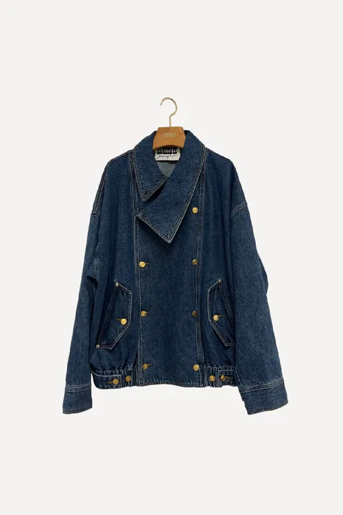 EENK 26SS 结构领牛仔上衣 EEC-1Q153-M-DJ01