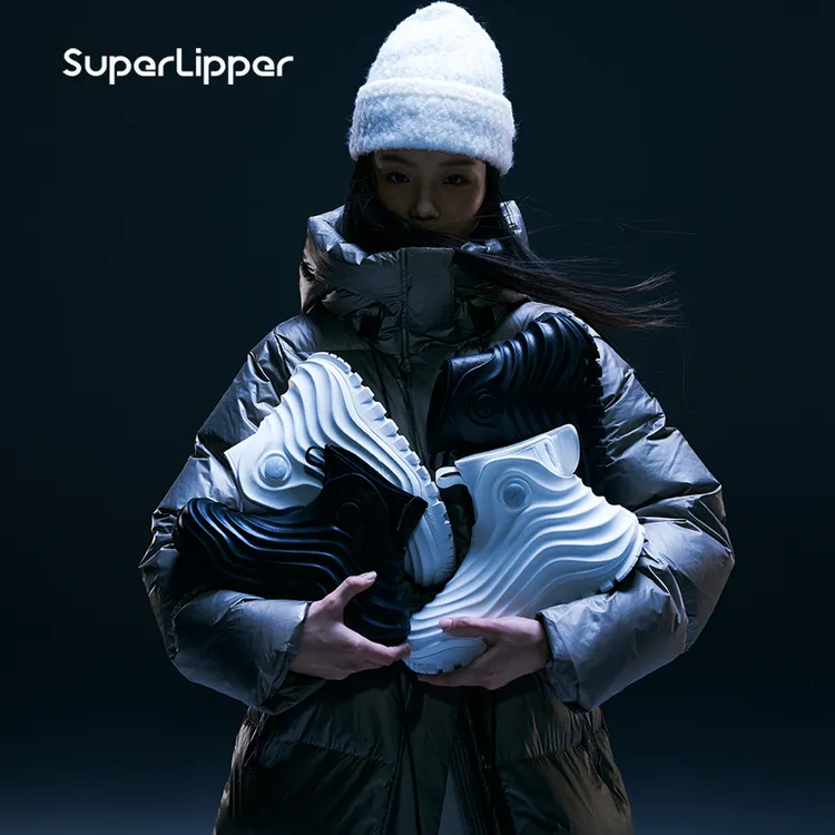 SuperLipper千山二合一雪地靴防寒保暖户外靴防水防滑加绒棉鞋