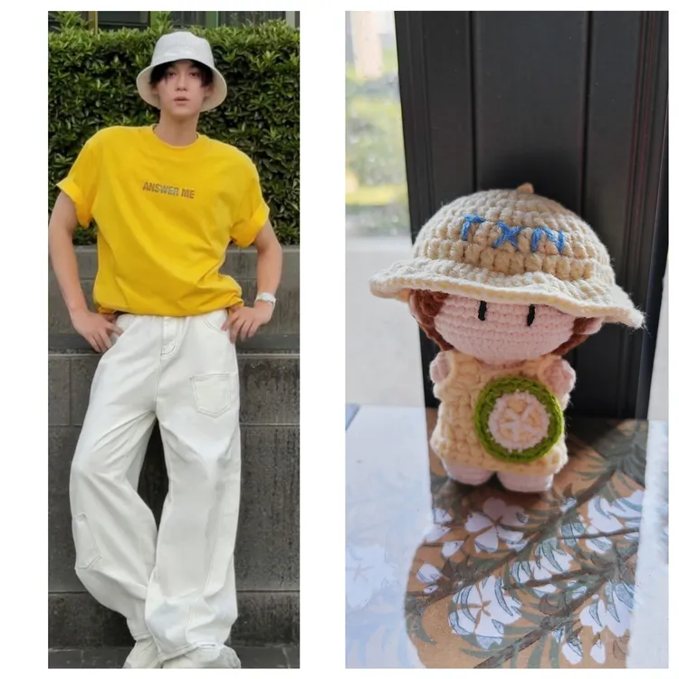 成品钩织田栩宁玩偶软糖公仔钥匙扣