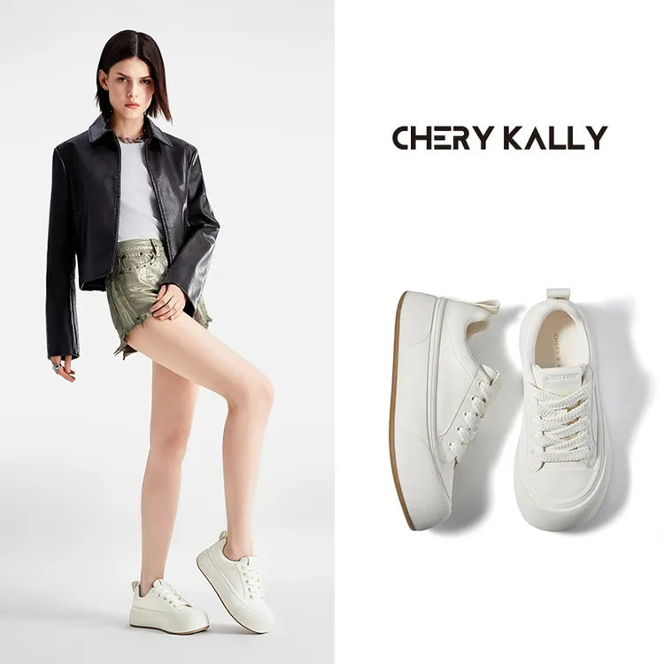 明星同款【奶呼呼】小白鞋休闲旅游鞋女款厚底芒果鞋女士流行款鞋子