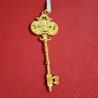 【北北专享】足金999饰品 皇冠钥匙吊坠 GP 5.42