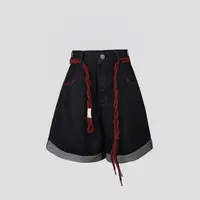 2025夏新款松弛水洗牛仔短裤柔软舒适显瘦百搭宽松休闲短裤送挂绳