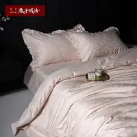 巷子戏法100S纯棉全棉提花四件套简约床单被套高级感被罩床上用品