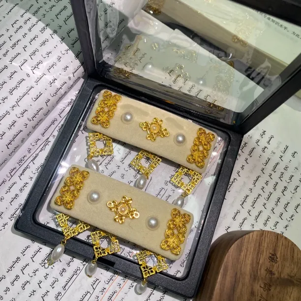 复古素款小众时尚法式发夹