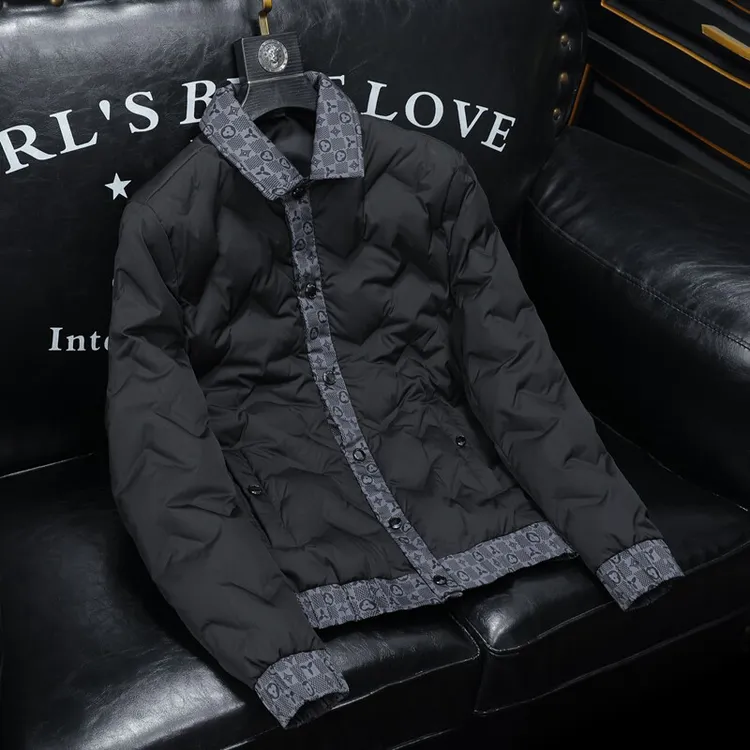 RAMEROBUDEN/卢密洛布登冬季欧货白鸭绒潮牌翻领轻薄羽绒服男短款