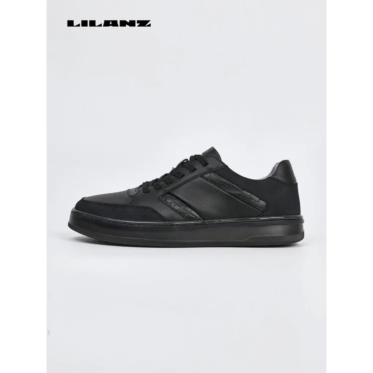 利郎男鞋【丝光磨砂】秋冬新款时尚百搭简约男士休闲板鞋 W6XXL322