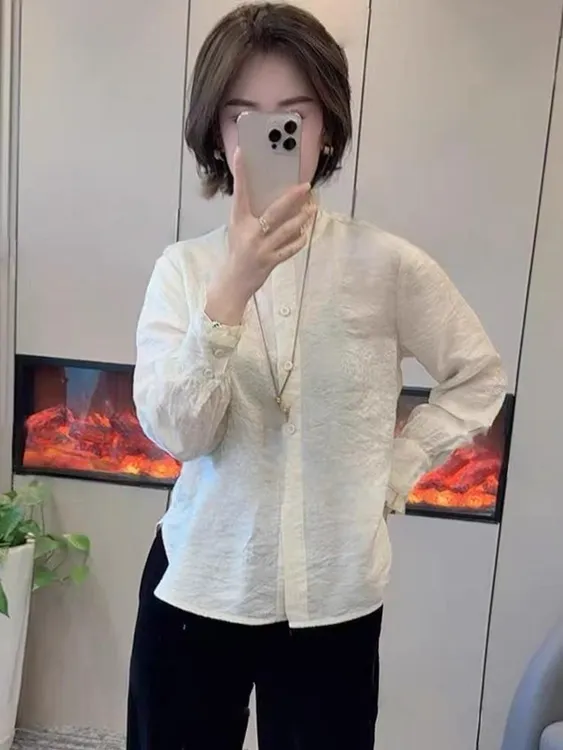 半高领蕾丝衫长袖T恤女秋装新款纯色修身显瘦秋季衬衫