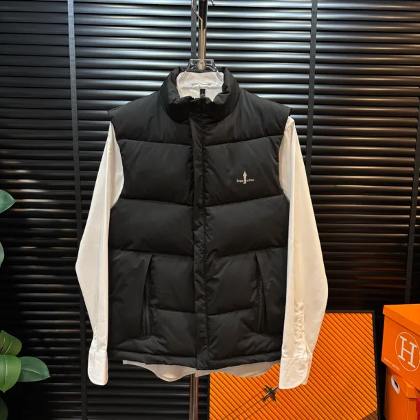 【清澈男装轻奢出品】W8312/QINGCHE2025/高端欧货百搭棉马甲