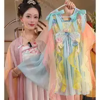 海宁1【百花仙子】2025新款女童国风仙气中国风夏季汉服HFQ25218