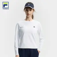 Fila/斐乐复古网球系列女户外跑步健身运动针织长袖衫A11W543206F