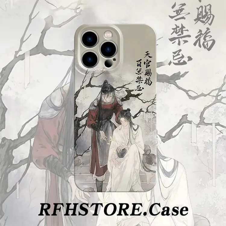 ZMGX天官赐福花城适用苹果16/15手机壳华为mate60oppo小米vivo套