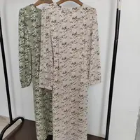 8025两色碎花连衣裙