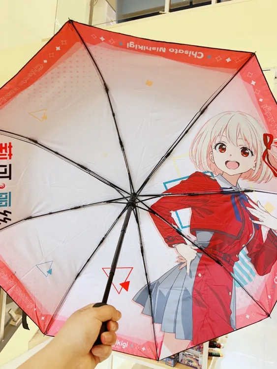 莉可丽丝制服系列自动晴雨伞痛伞 井上泷奈 锦木千束 伞推荐