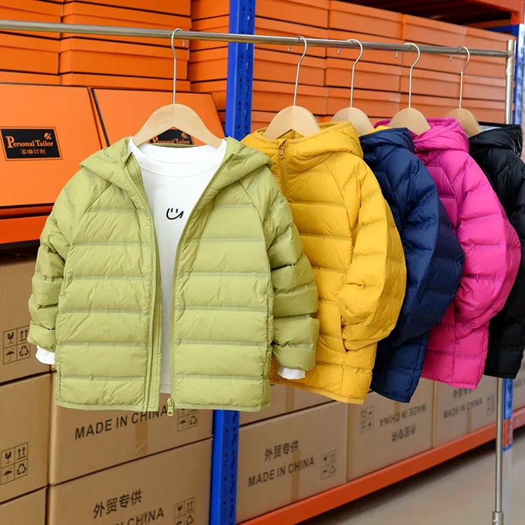 巴森鹿轻薄羽绒服90白鸭绒 2518款