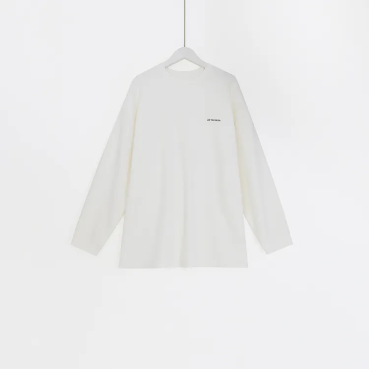 几里与麻 简约高级感小logo纯色毛针织衫 衣长68胸围115 2121051