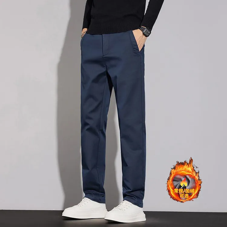 2025秋冬季新款男士休闲裤百搭宽松直筒垂感男士潮流休闲长裤时尚