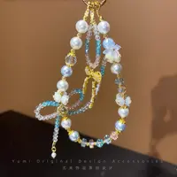 【设计师手作】尤米原创高端女款通勤百搭防丢手机挂件链绳 L3283