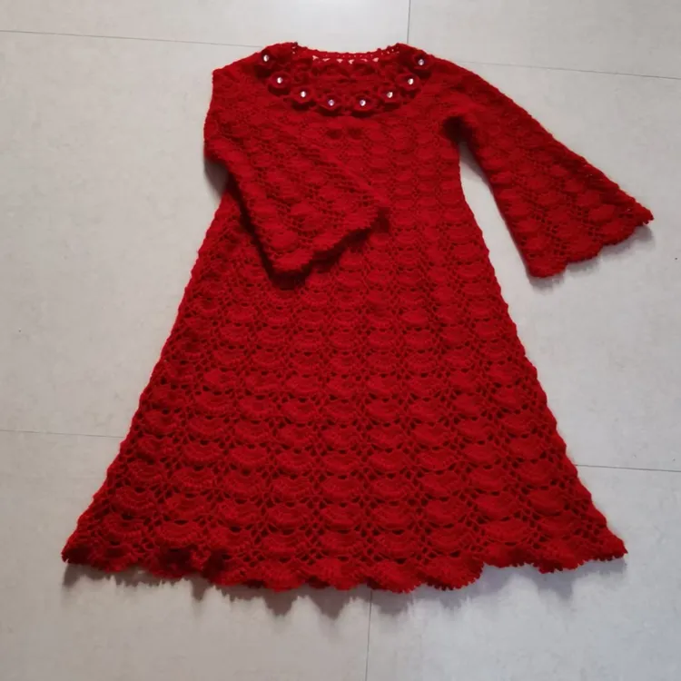 祝福家冬款桃花扇连衣裙视频教程