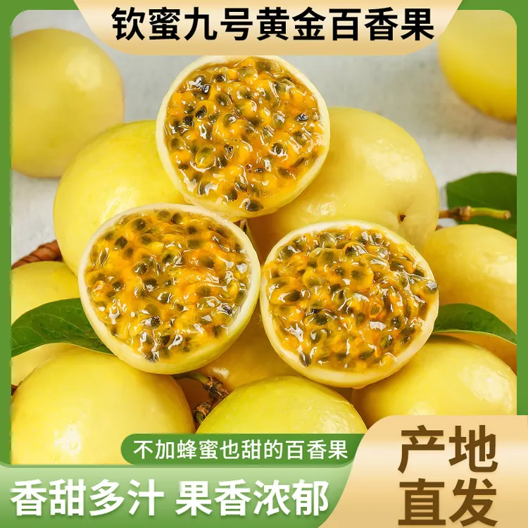 【顺丰陆运】正宗海南新鲜钦蜜9号特大百香果当季香甜多汁产地直发