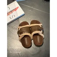 【灰灰穿搭】新款秋冬爆款网红毛毛拖鞋毛绒绒一字棉拖鞋（H8911）